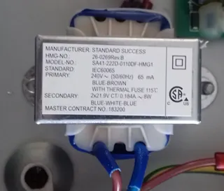Transformateur de puissance AC 240V