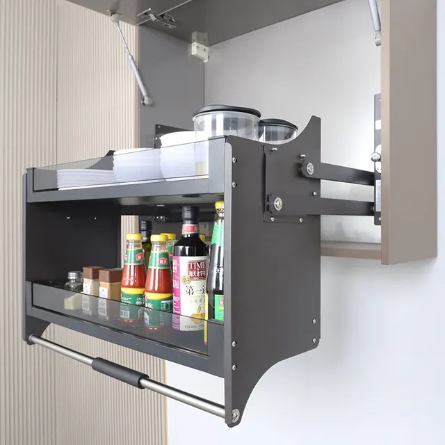 Panier élévateur armoire cuisine organisateur coulissant… – vue 2