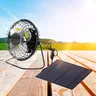 Ventilateur portatif ventilateur alimenté par panneau… – vue 3