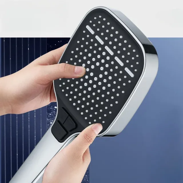 Pommeau douche main ABS multijets pluie rectangulaire…