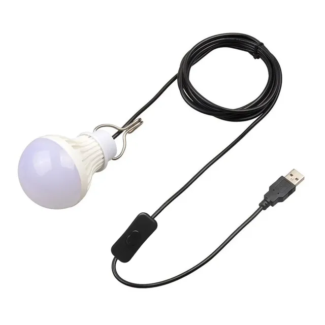 Lampe camping portable LED USB cordon long 2m5…