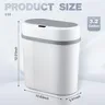 Poubelle de salle de bain avec capteur de mouvement – vue 2