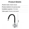 Robinet de cuisine en acier inoxydable – vue 6