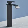 Robinet de salle de bains cascade noir – vue 6