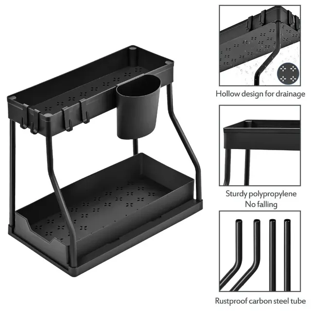 Support de rangement de comptoir de cuisine Simple en… – vue 4