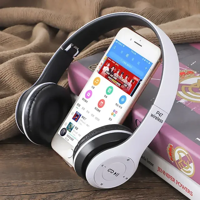Casque sans fil bluetooth pliable arceau réglable… – vue 2