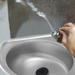 Évier de camping-car à cuvette unique en acier inoxydable, lavabo de cuisine mural, Van de camping-car, coin de lavage de légumes, Design extérieur, petit Compact