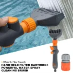 Nettoyeur de cartouches de piscine en plastique, élimine les débris, filtre de Spa multifonction, brosse de nettoyage, filtre de jacuzzi Portable, brosse de nettoyage