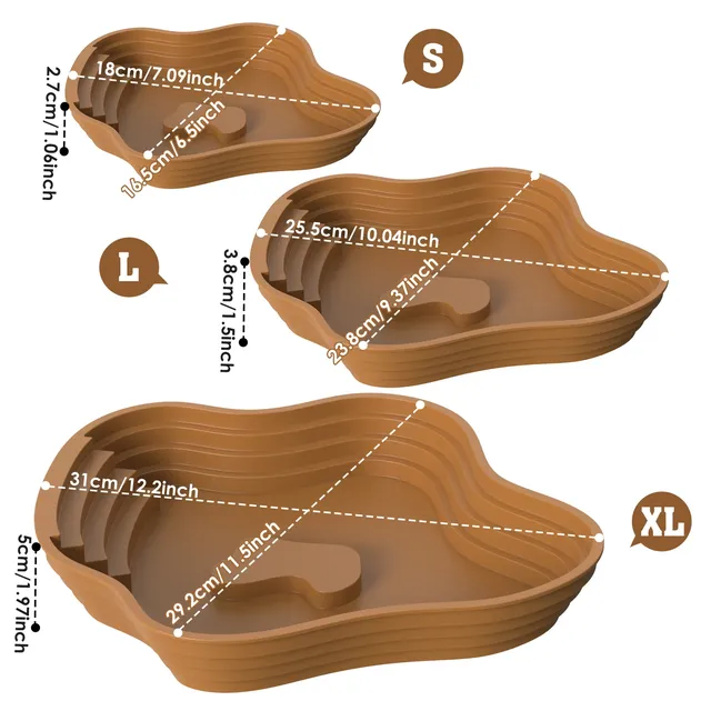 Bassin solide pour tortue – vue 2
