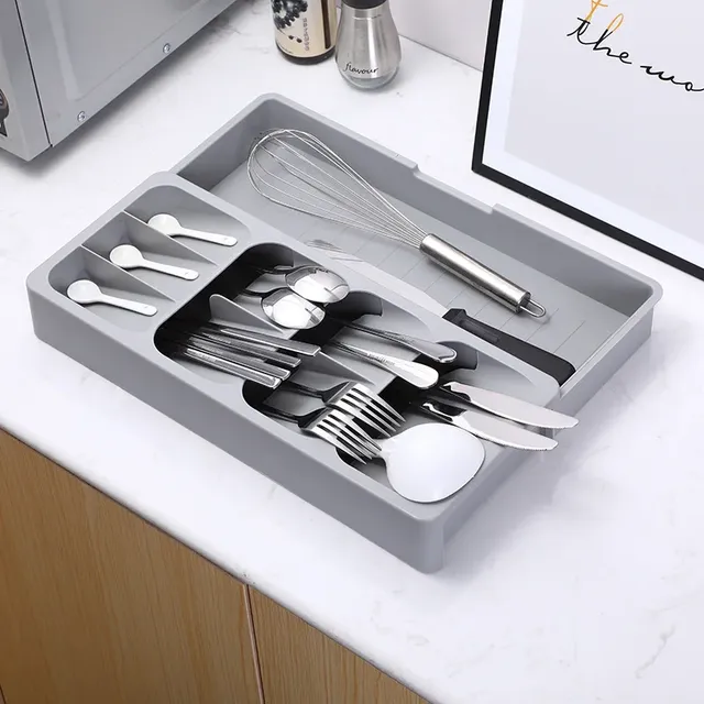 Organisateur couverts tiroir modulable compartimenté… – vue 3