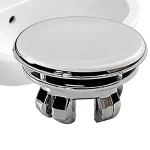 Couvercles de trop-plein d&rsquo;évier de lavabo, anneaux de trop-plein en cuivre à 2 couches, anneau de garniture d&rsquo;évier de salle de bains, insertion de remplacement dans le trou, bouchons ronds