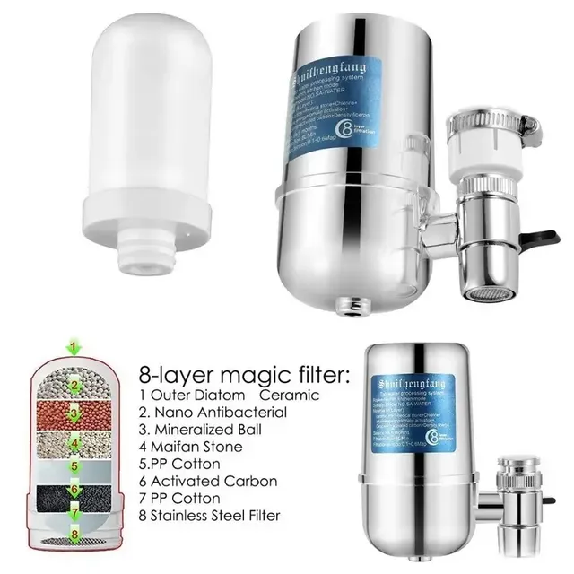 Robinet filtre à eau robinet monté système de filtre à… – vue 4