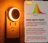 LED veilleuse capteur de nuit intelligent rond brancher… – vue 2