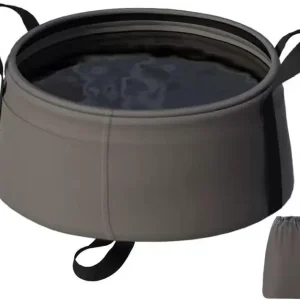 Seau pliant, récipient d’eau, bassin pliant étanche de 8,5 l, baignoire utilitaire peu encombrante pour le jardinage, le Camping Seau pliant, récipient d’eau, bassin pliant étanche de 8,5 l, baignoire utilitaire peu encombrante pour le jardinage, le Camping
