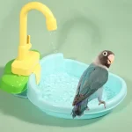Parrot douche automatique animal de compagnie oiseau bain Cage bassin perroquet bassin de bain perroquet bol de douche oiseaux accessoires perroquet jouet oiseau baignoire
