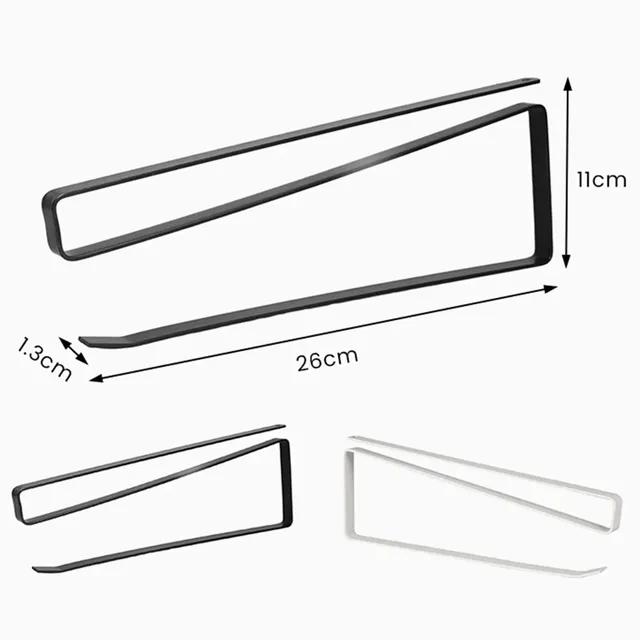 Porte serviettes papier sous meuble acier noir mat… – vue 6