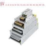 Alimentation à découpage DC 5V 2A 5A 10A 20A 30A 40A 60A 70A, transformateur de lumière AC 100-240V, adaptateur de Source SMPS pour bandes LED CCTV