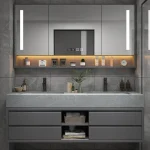 HOAccesrespiration-Ensemble complet de meubles de luxe, étagères d&rsquo;évier, mur d&rsquo;armoire, accessoires pour la maison, moderne