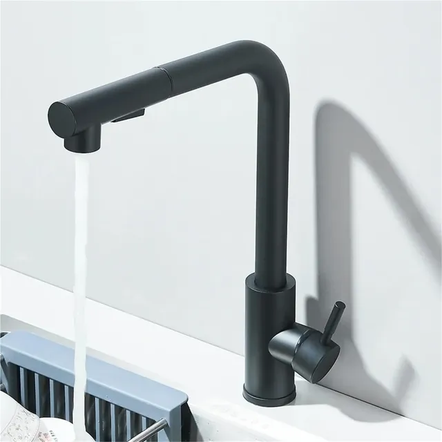 Ce robinet extractible en acier inoxydable comprend une…