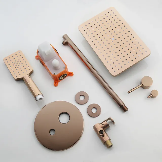 KEMAIDI ensemble de robinets de douche en or Rose… – vue 5