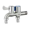 Robinet d'eau à double sortie en acier inoxydable – vue 3