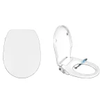Siège de toilette pour Bidet, hygiène personnelle, siège de Bidet à pulvérisation réglable pour toilettes allongées, buse, couvercle de toilette d&rsquo;eau froide, siège de toilette pour WC
