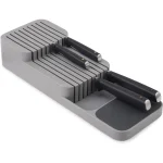 Organisateur de couteaux, tiroir de cuisine, plateau de rangement de couverts, porte-couteau, organisateur de vaisselle, conteneur pour blocs de couteaux, 1 pièce