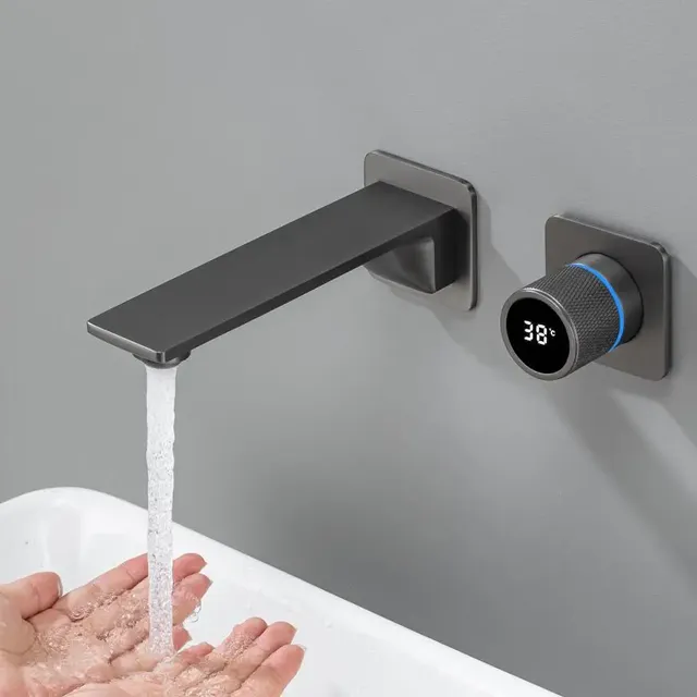 Robinet de lavabo en laiton – vue 2
