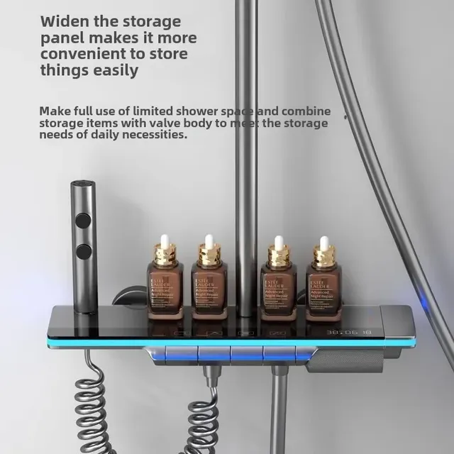 Système de douche de luxe pour salle de bains – vue 6