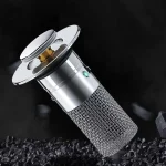 Filtre de vidange d&rsquo;évier Pop-Up Long, presse de salle de bains, bouchon de lavabo à rebond, collecteur de cheveux, filtre d&rsquo;évier, fournitures de cuisine