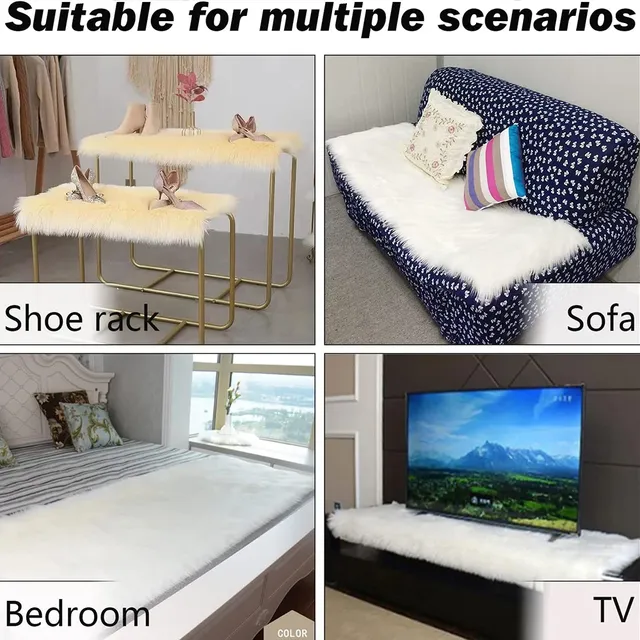 Tapis ovale doux et moelleux – vue 3