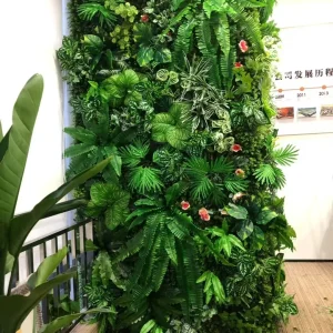 Panneaux muraux de plantes artificielles 3D: 40x120UV, toile de fond murale Anti-herbe, buis, clôture de lierre, écran de confidentialité, fausse feuille verte