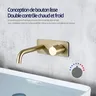 Mitigeur mural encastré lavabo baignoire plaque… – vue 3