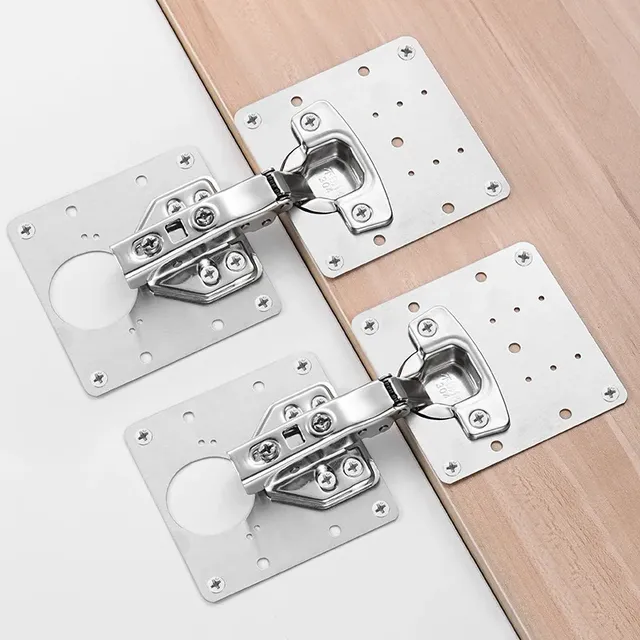 Kit de plaque de réparation de charnières d'armoire – vue 4