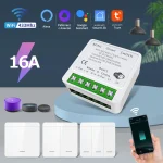 Tuya commutateur WiFi intelligent maison intelligente sans fil RF 433mhz commutateur intelligent interrupteur mural application Smart Life commande vocale Via Alexa Google Home