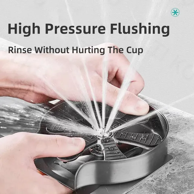 Évier de cuisine rinçage en verre robinet rinçage pour… – vue 2