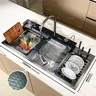 Évier de cuisine en acier inoxydable – vue 4