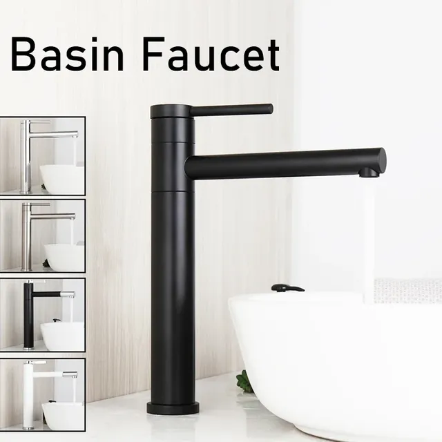 Robinet d'évier de lavabo en acier inoxydable – vue 2