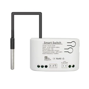 WiFi Smart Température Humidité Capteur Moniteur Commutateur Smart Home eWelink Control Fonctionne avec Alexa Google Home WiFi Smart Température Humidité Capteur Moniteur Commutateur Smart Home eWelink Control Fonctionne avec Alexa Google Home