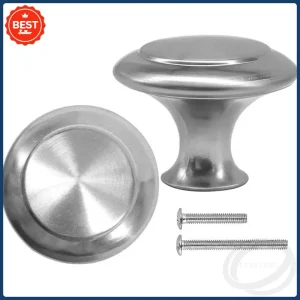 Boutons de tiroir d&rsquo;armoire en acier inoxydable, Nickel brossé, argent, poignées modernes pour cuisine, salle de bains, meubles de chambre à coucher, 5/10 pièces