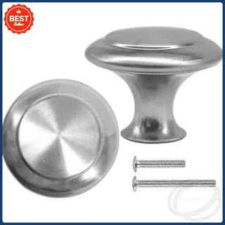 Boutons de tiroir d'armoire en acier inoxydable