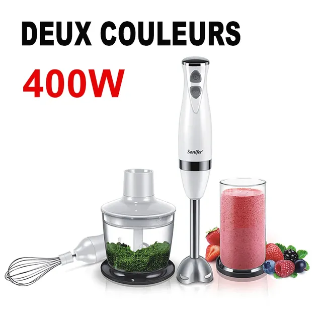 Mélangeur à main électrique en acier inoxydable – vue 3