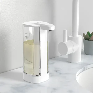 Distributeur de savon pour les mains, électrique sans contact, mural, mains libres, automatique, pour cuisine et salle de bains Distributeur de savon pour les mains, électrique sans contact, mural, mains libres, automatique, pour cuisine et salle de bains