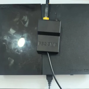 adaptateur SMB PS2 PlayStation2 slim rétro compatible réseau prêt emploi USB 16Go carte mémoire 8Mo FMCB imprimée 3D coque noire