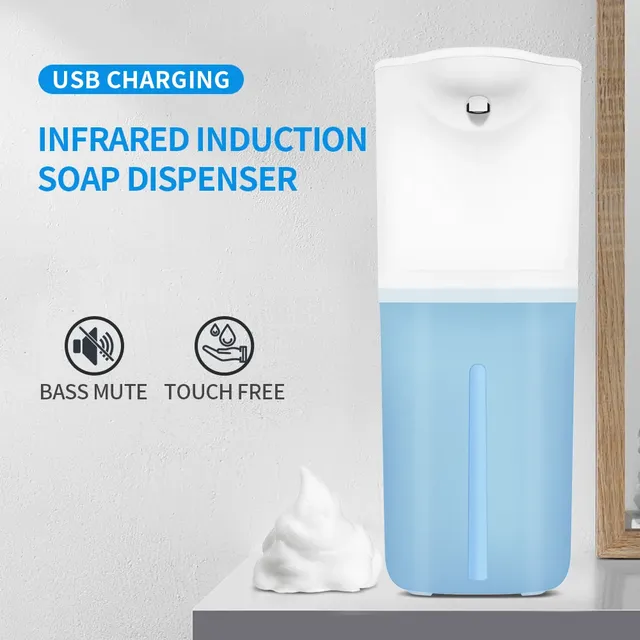 Distributeur automatique savon mousse rechargeable USB…