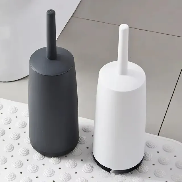 Brosse de toilette en plastique avec Base sur pied – vue 3
