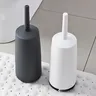 Brosse de toilette en plastique avec Base sur pied – vue 3