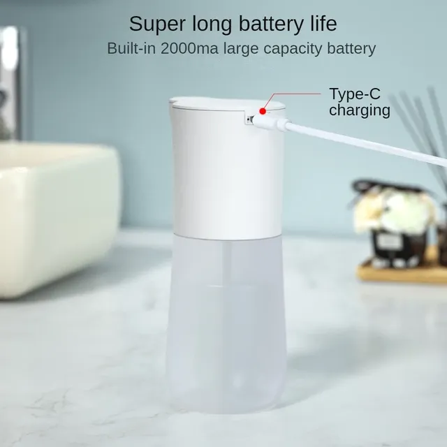 Distributeur automatique de savon à capteur sans contact – vue 3