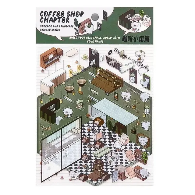 Kit maquette hexagonale dioramas miniature mignon pastel… – vue 5