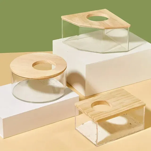 HOHouse-Récipient de bain pour petit animal de compagnie